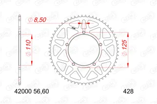 Couronne AFAM alu standard - 428