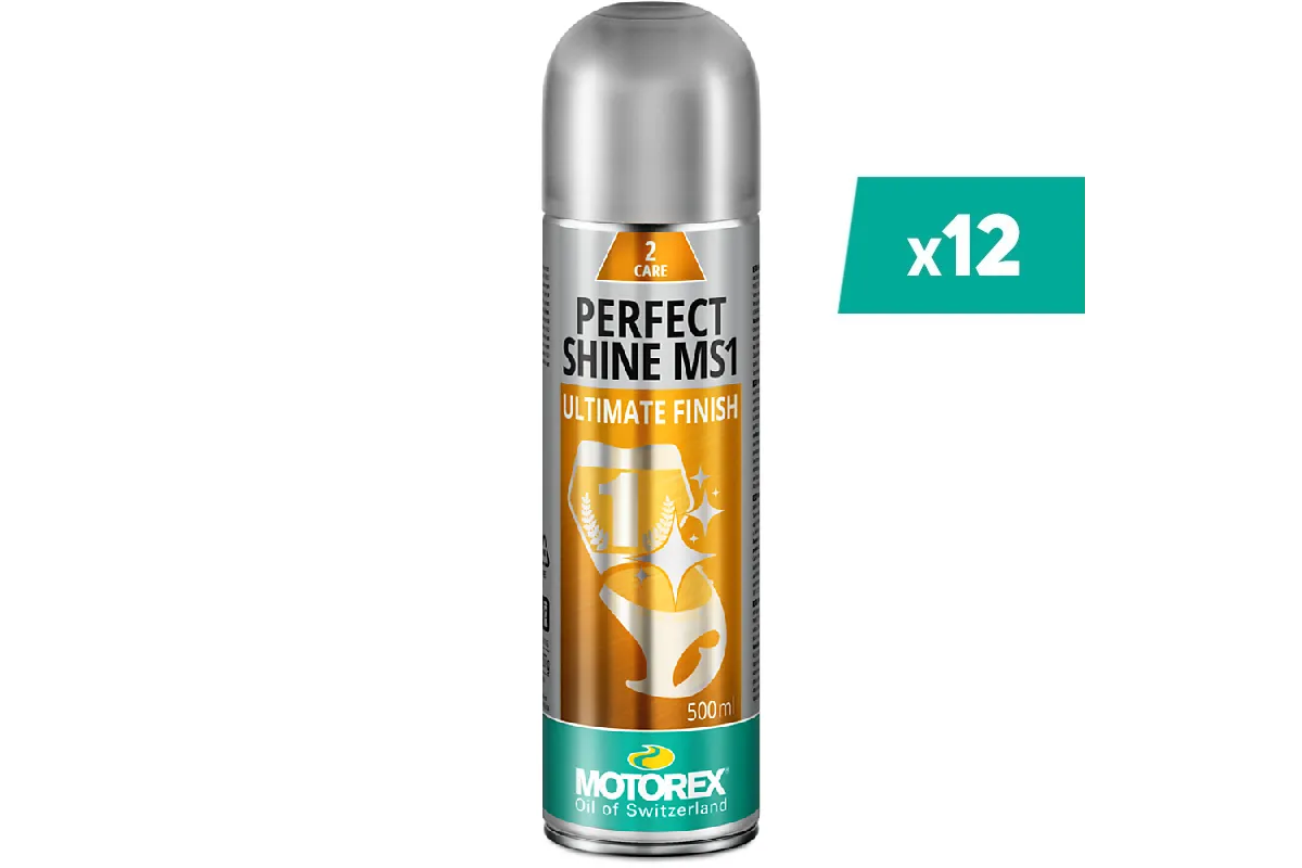 Spray brillance MOTOREX Perfect Shine MS1 - 500ml (x12)
