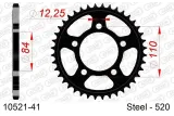 Kit chaîne AFAM 520 XSR4 - 15/41-112 - Couronne acier standard