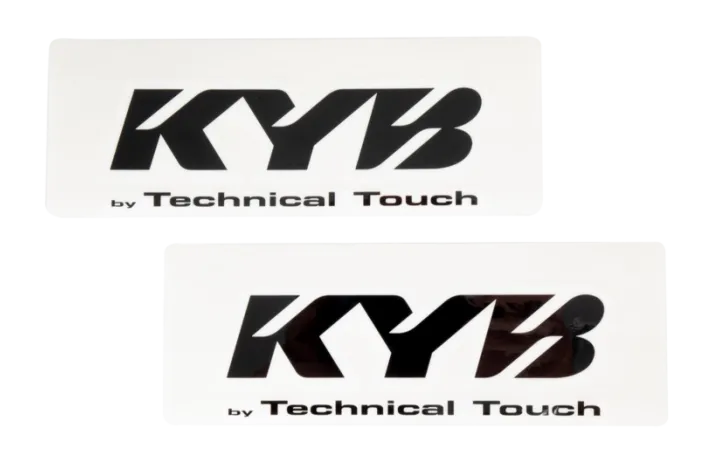 Kit autocollants de fourche KYB Technical Touch - noir
