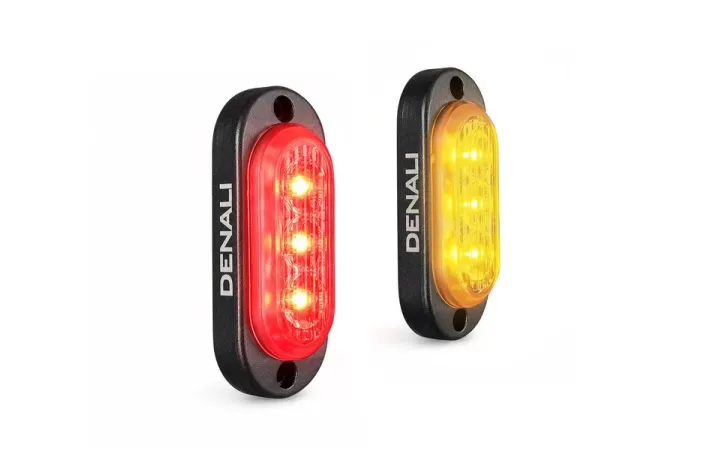 Clignotants intelligents DENALI T3-S™ et feux de jour pour motos – Arrière