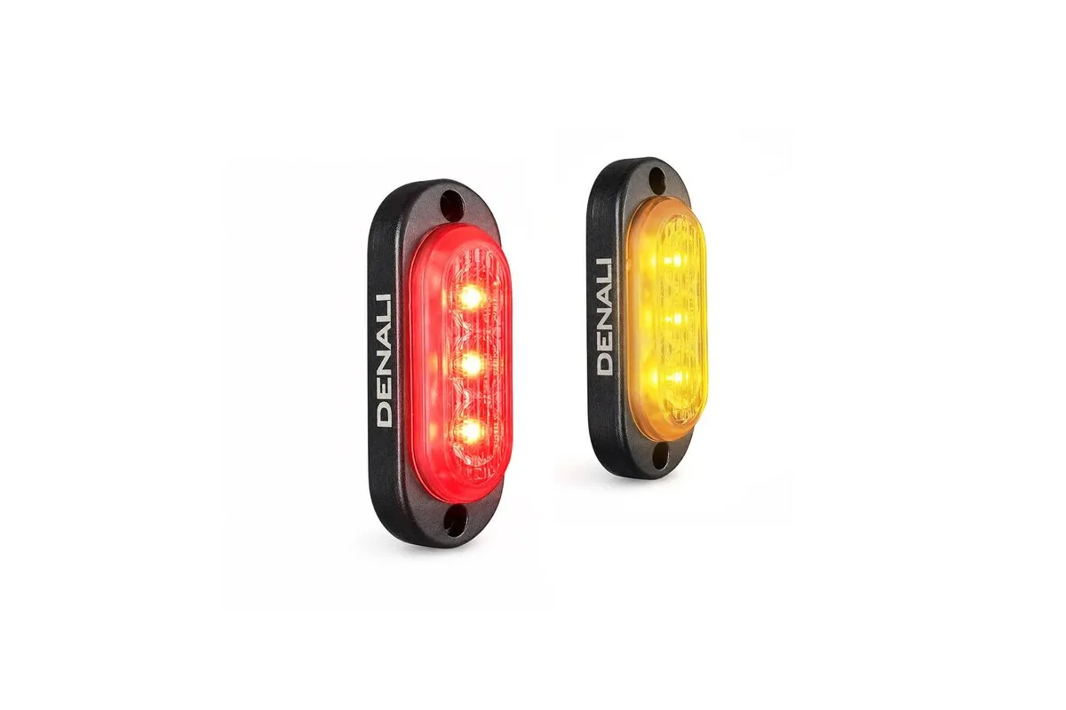 Clignotants intelligents DENALI T3-S™ et feux de jour pour motos – Arrière