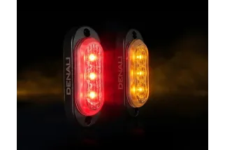 Clignotants intelligents DENALI T3-S™ et feux de jour pour motos – Arrière