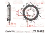 Pignon JT SPROCKETS acier anti-bruit - 520