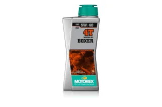 Huile moteur MOTOREX Boxer 4T - 5W40 JASO MA2 - 1L