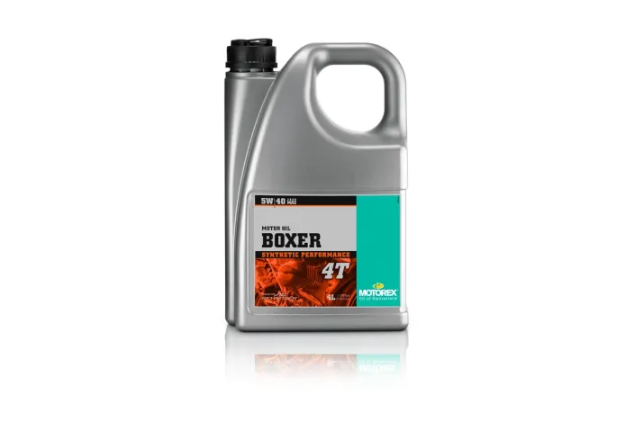 Huile moteur MOTOREX Boxer 4T - 5W40 JASO MA2 - 4L