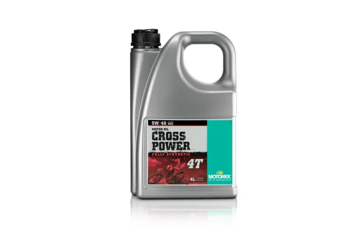 Huile moteur MOTOREX Cross Power 4T - 5W40 JASO MA2 - 4L