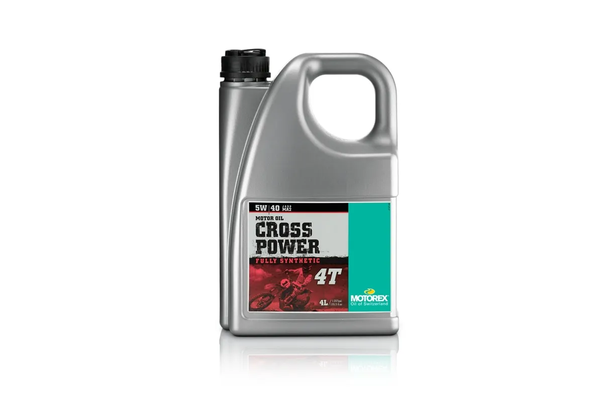 Huile moteur MOTOREX Cross Power 4T - 5W40 JASO MA2 - 4L
