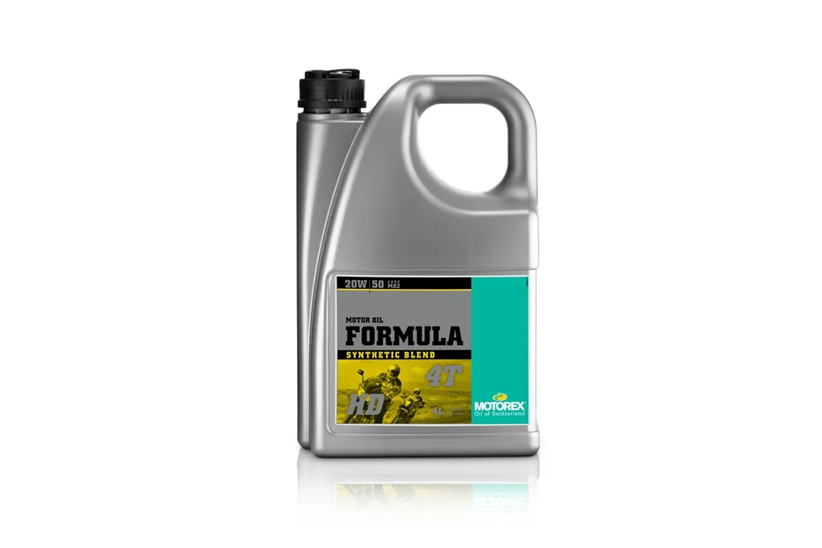 Huile moteur MOTOREX Formula 4T - 20W50 JASO MA2 - 4L
