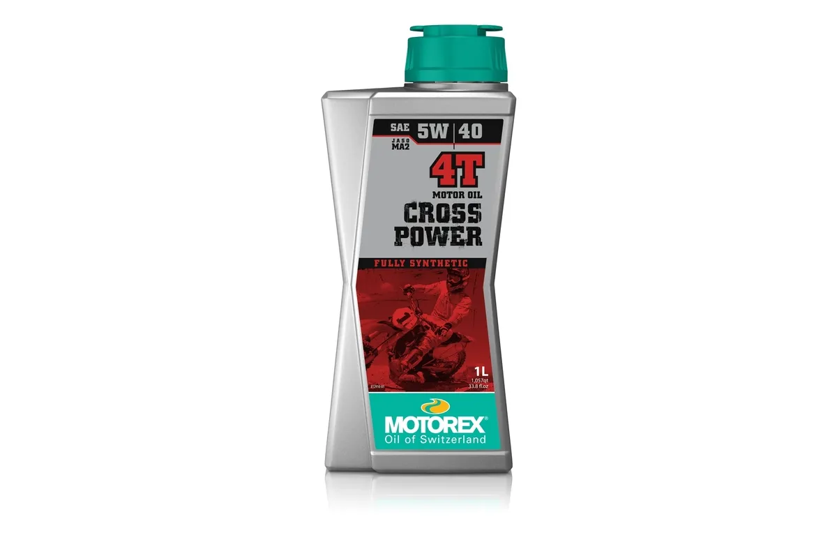 Huile moteur MOTOREX Cross Power 4T - 5W40 JASO MA2 - 1L