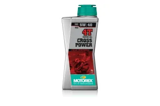 Huile moteur MOTOREX Cross Power 4T - 5W40 JASO MA2 - 1L