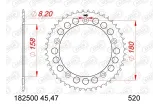 Kit chaîne AFAM 520 XSR4 - 15/43-114 - Couronne acier standard