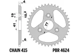 Kit chaîne AFAM 520 XSR4 - 15/48-114 - Couronne acier standard