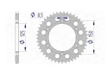 Kit chaîne AFAM 520 XSR4 - 16/40-114 - Couronne alu standard