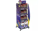 Présentoir métal sur roues WD-40 capacité 108 unités