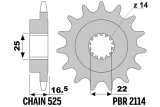 Pignon JT SPROCKETS acier anti-bruit - 525