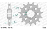 Kit chaîne AFAM 525 XHR4 - 17/42-118 - Couronne acier standard