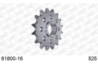 Kit chaîne AFAM 525 XHR4 - 17/42-118 - Couronne acier standard