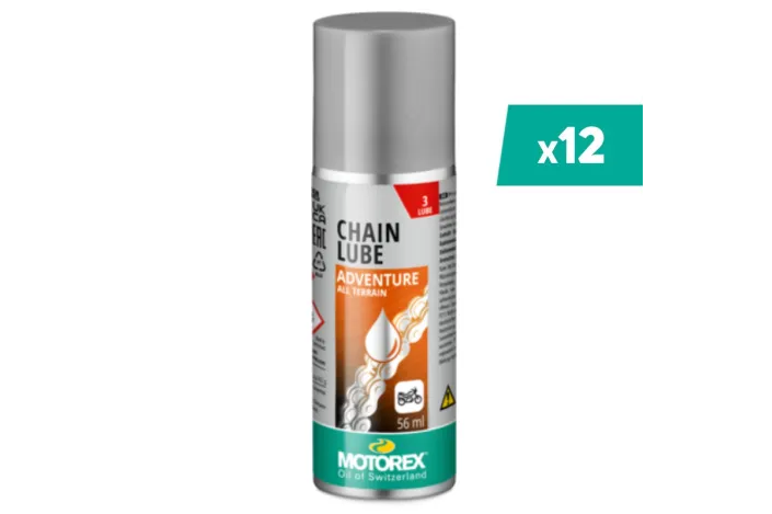 Lubrifiant chaîne MOTOREX Chainlube Adventure - spray 56ml (x12)