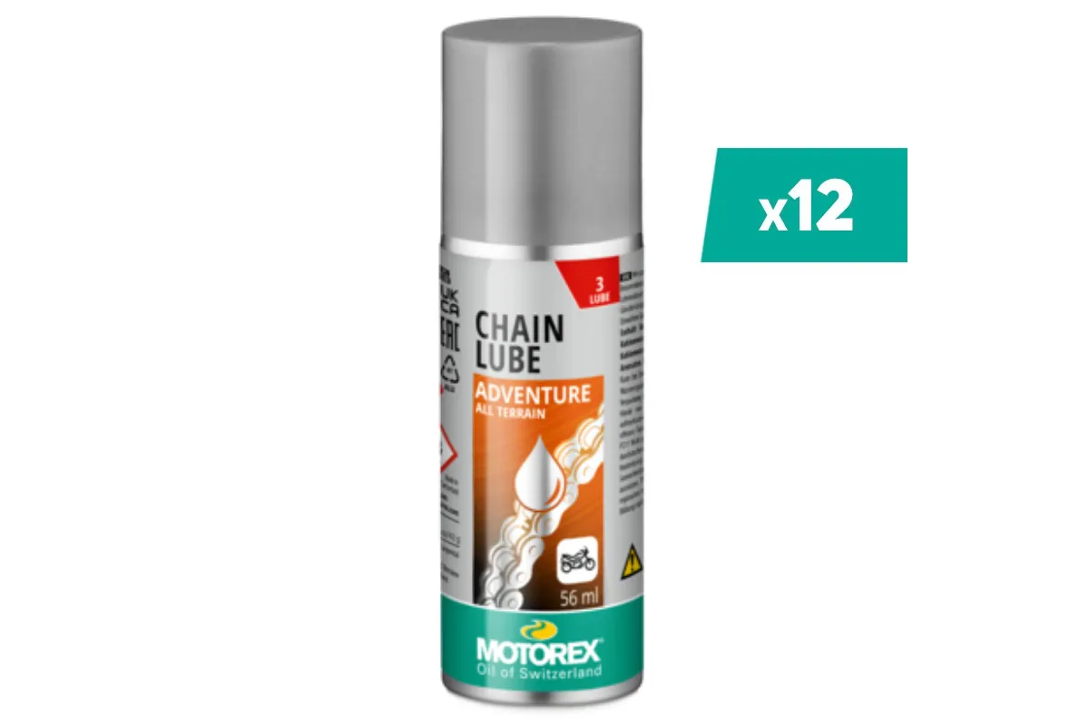 Lubrifiant chaîne MOTOREX Chainlube Adventure - spray 56ml (x12)