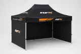 Tonnelle de paddock RFX Home Track 4,5 x 3 m avec 3 cloisons amovibles