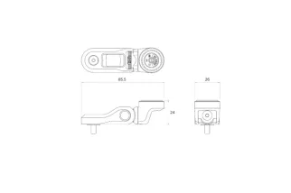 Support de smartphone moto QUAD LOCK PRO - fixation guidon