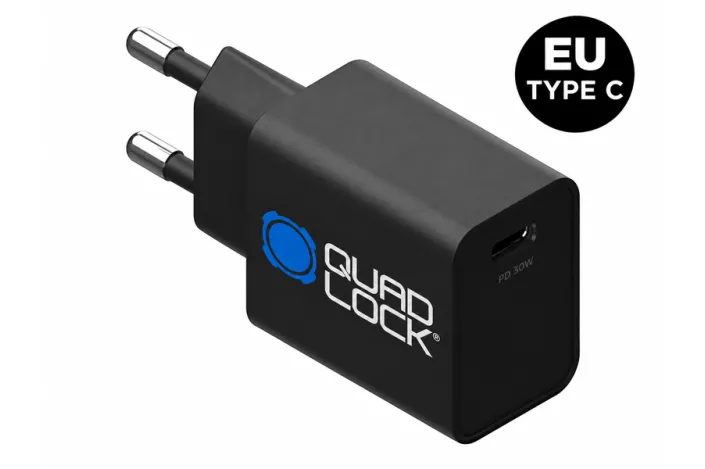 Adaptateur secteur QUAD LOCK 36W standard EU port USB Type C 