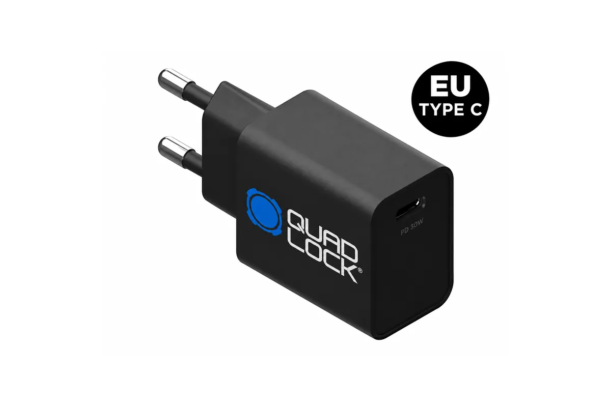 Adaptateur secteur QUAD LOCK 36W standard EU port USB Type C 