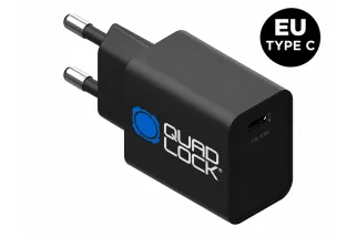 Adaptateur secteur QUAD LOCK 36W standard EU port USB Type C 