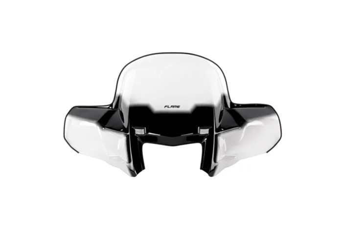 Pare-brise KIMPEX GEN 3 fixe - transparent/noir