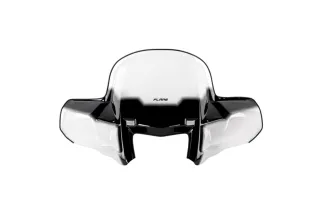 Pare-brise KIMPEX GEN 3 fixe - transparent/noir