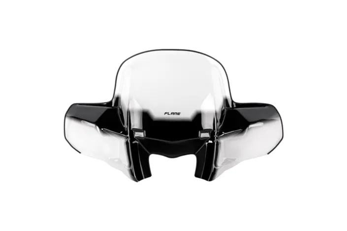 Pare-brise KIMPEX GEN 3 fixe - transparent/noir