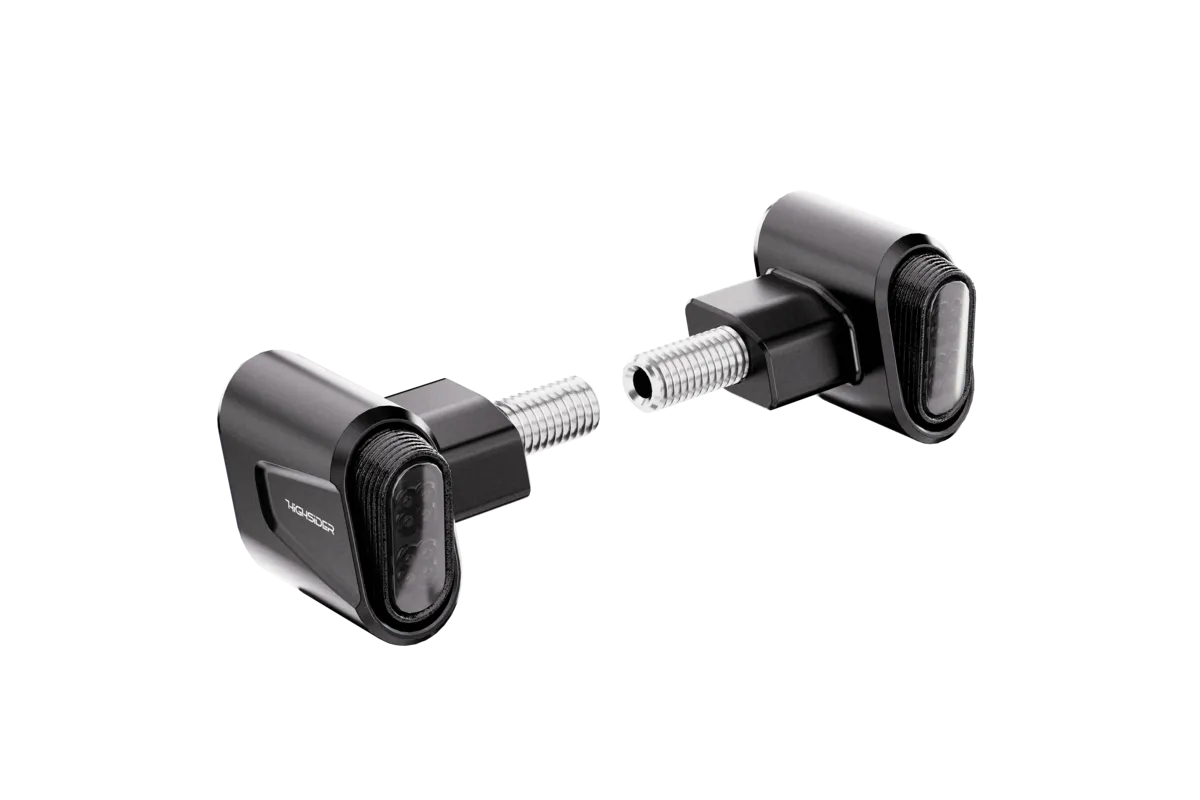 Clignotant LED HIGHSIDER pro Victory-Ultra 1en1 - noir mat - la paire