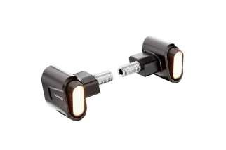 Clignotant LED HIGHSIDER pro Victory-Ultra 1en1 - noir mat - la paire