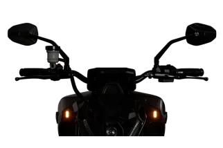 Clignotant LED HIGHSIDER pro Victory-Ultra 1en1 - noir mat - la paire