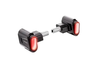 Clignotant LED HIGHSIDER pro Victory-Ultra 3en1 - noir mat - la paire