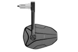 Rétroviseur embout de guidon HIGHSIDER pro Victory-Ultra Evo - bras long - noir mat - la pièce