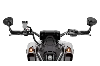 Rétroviseur embout de guidon HIGHSIDER pro Victory-Ultra Evo - bras long - noir mat - la pièce