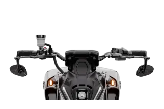 Rétroviseur embout de guidon HIGHSIDER pro Victory-Ultra Evo - bras long - noir mat - la pièce