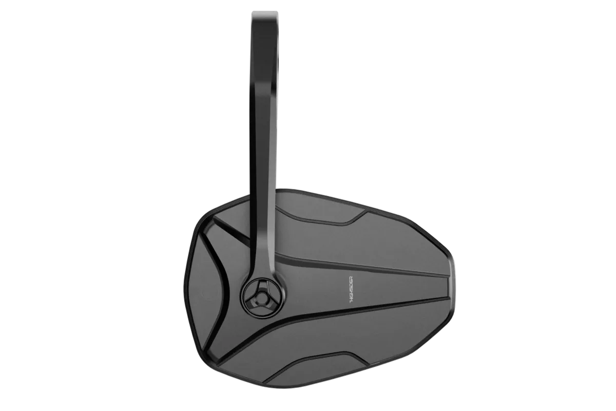 Rétroviseur d'embout de guidon HIGHSIDER pro Victory-Ultra long - la pièce - noir mat