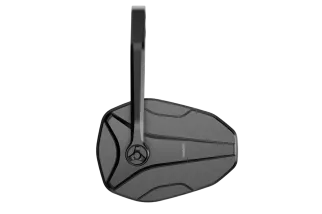 Rétroviseur d'embout de guidon HIGHSIDER pro Victory-Ultra long - la pièce - noir mat