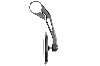 Rétroviseur d'embout de guidon HIGHSIDER pro Victory-Ultra long - la pièce - noir mat