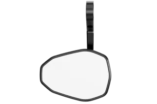 Rétroviseur d'embout de guidon HIGHSIDER pro Victory-Ultra long - la pièce - noir mat