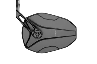 Rétroviseur d'embout de guidon HIGHSIDER pro Victory-Ultra Evo court - la pièce - noir mat