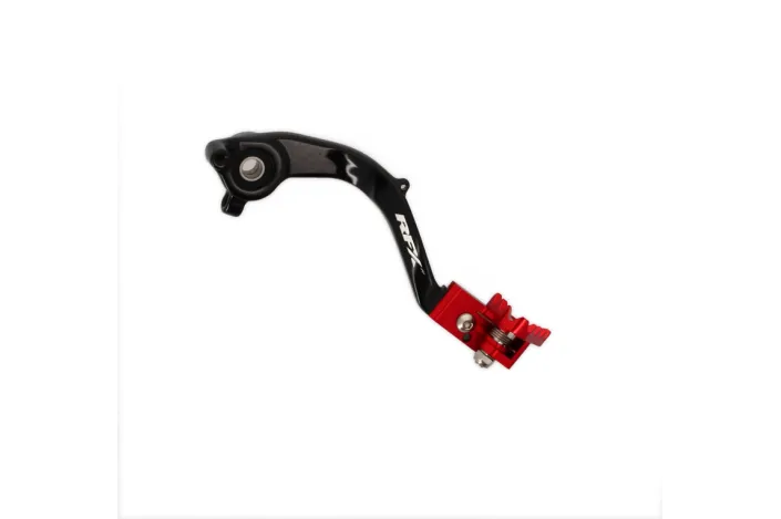 Pédale de frein RFX Pro Series - embout repliable - rouge