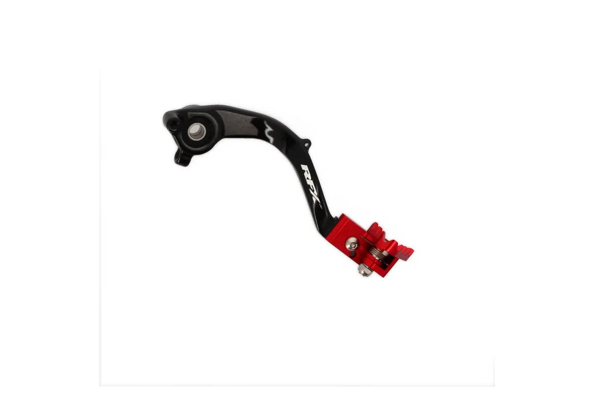 Pédale de frein RFX Pro Series - embout repliable - rouge