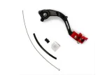 Pédale de frein RFX Pro Series - embout repliable - rouge