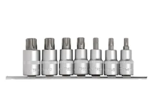Jeu de douilles Torx DRAPER Expert TX-STAR® Plus 1/2" 55mm - 7 pièces