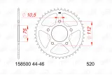 Couronne AFAM acier standard - 518