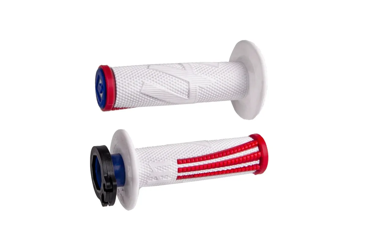 Rêvetements ODI Emig Pro V2 Lock-On - blanc/rouge